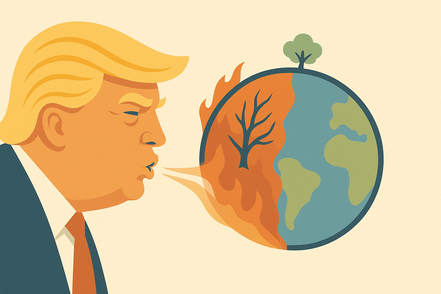 Trump definisce la crisi climatica